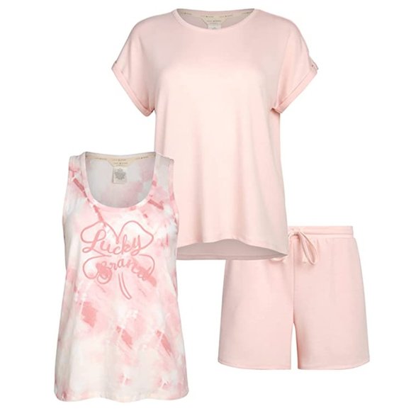 Lucky Brand Other - Lucky Brand Women's Pajama Set (Shorts, Tank, and Tee)